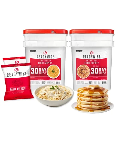 Vista 2 de Readywise Paquete de alimentos de emergencia para 30 días + carne