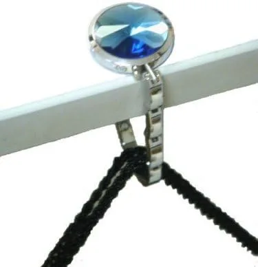 Vista 4 de Tapp Collections Bling Foldable Purse Hanger with Velvet Pouch and Gift Box