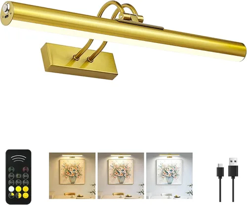 Vista 10 de Luz de imagen para pared,Luz de arte magnética 5000mAh,Luz de pintura de 16 Nikel