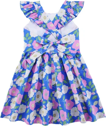 Vista 156 de Vestido de verano para niña, de algodón, con diseño floral