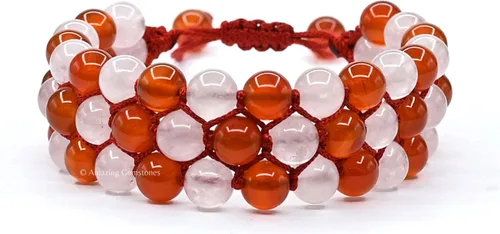 Vista 21 de Amazing Gemstone Pulsera de control de ira – Howlita Amazonita Lava Juego de pulseras para hombres y mujeres, curativa, calmante, ansiedad, alivio