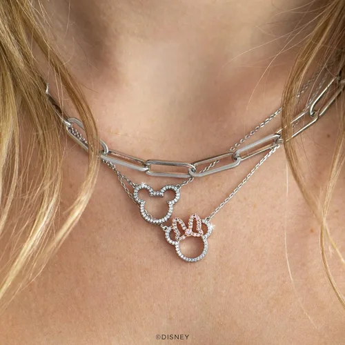 Vista 7 de Origami Owl Disney Minnie Mouse - Collar pavé de 16-19 pulgadas