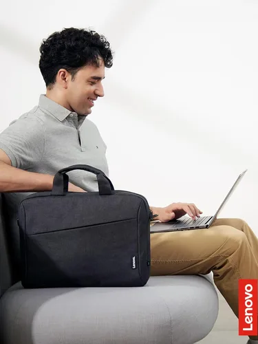 Vista 2 de Lenovo Bolsa para portátil T210, bolsa de hombro tipo mensajero para portátil o tableta, tela elegante, duradera y repelente al agua