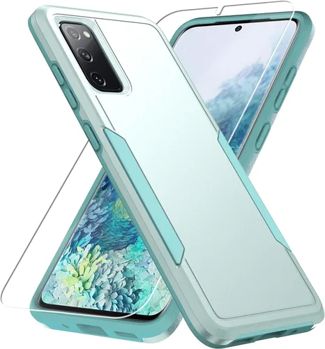 Vista 11 de Samung S20 FE 5G - Funda protectora para Samsung Galaxy S20 FE 5G, con protector de pantalla [probada contra caídas de grado militar], funda Negro