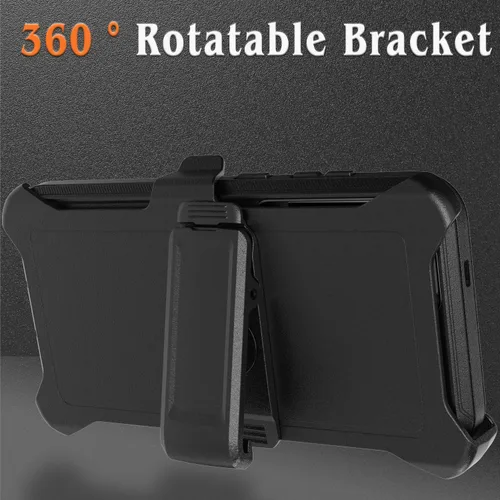 Vista 6 de Defender Series - Funda para Samsung Galaxy S24/S25 Plus, resistente y duradera, grado militar, a prueba de golpes, segura, con protección de Negro