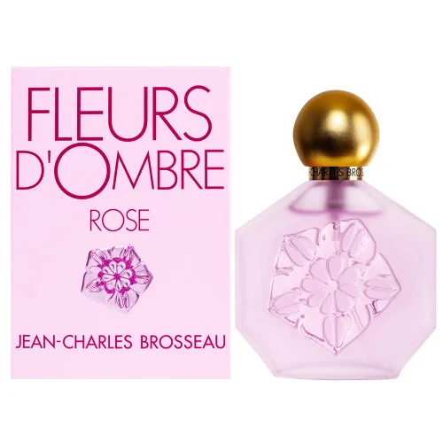 Vista 2 de Jean Charles Brosseau Fleurs D'ombre Rose Eau De Toilette Natural Spray para mujer, 1 onza