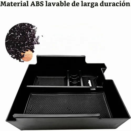 Vista 4 de Organizador de Consola Central Caja de Almacenamiento Interior compatible con Ford Explorer 2019 2018 2017 2016 2015 2014 2013 2012 Accesorios