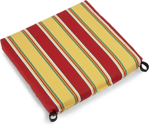 Vista 7 de Blazing Needles Cojín para silla de exterior, 20" x 19", Alenia Pompeya