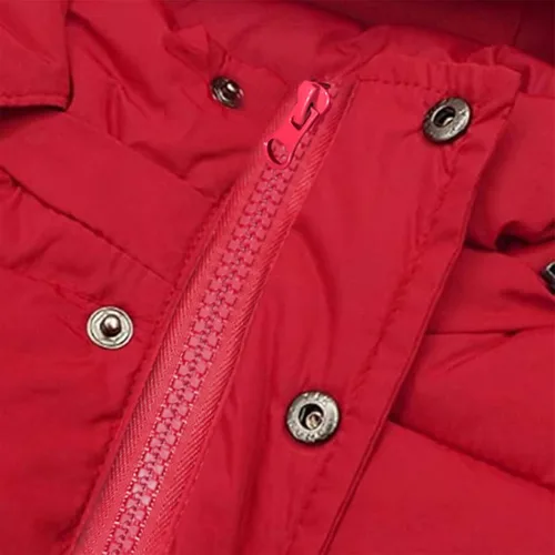 Vista 5 de Digirlsor Chaleco acolchado con capucha y cremallera para niños y niñas 5-12T