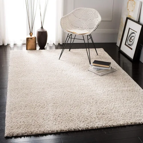 Vista 73 de SAFAVIEH Colección August Shag - Alfombra de área de 6 x 9 pies, color lila, diseño sólido, no desprende pelusa y de fácil cuidado, grosor de 1.2