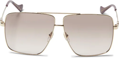 Vista 2 de Gucci GG1087S Shiny Endura DoradoMarrón Talla única, Dorado, café y dorado.