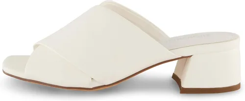 Vista 2 de CUSHIONAIRE Sandalia Garland con tacón de bloque de banda cruzada + espuma viscoelástica, anchos disponibles