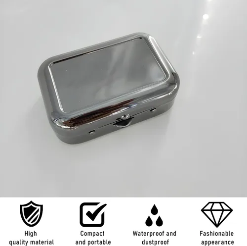 Vista 4 de Yourkar Ceniceros Portátiles, Mini Cenicero Portátil de Acero Inoxidable con Tapa a Prueba de Viento, Cenicero de Bolsillo Creativo Portátil