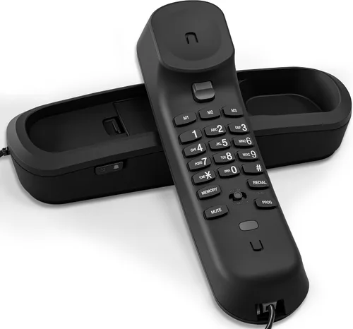 Vista 2 de VTech CD1113 Teléfono con Cable para Hogar u Oficina - Teléfono de Fácil Uso con Identificador de Llamadas/Llamada en Espera, 13 Teclas de Marcación