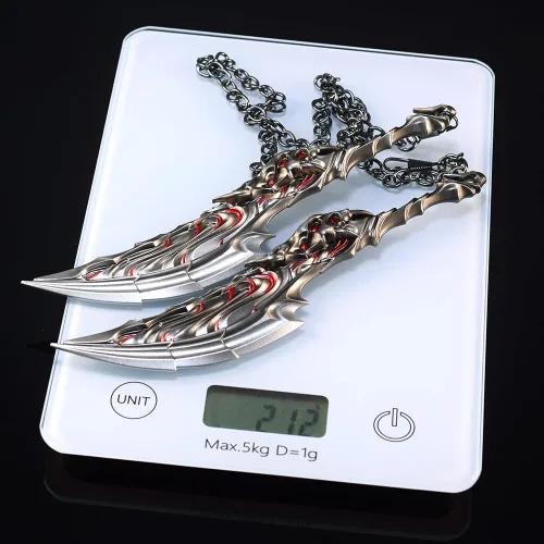 Vista 4 de Superbuybox Cuchillo de Valorant, figuras de acción de artes marciales, colección de juegos, llavero, decoración de escritorio, mochila, colgante