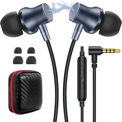 Vista 10 de Auriculares con Cable para Laptop PC Chromebook Aislamiento de Ruido Auriculares con Conector de Audio de 3.5mm Micrófono HiFi Estéreo Llamadas