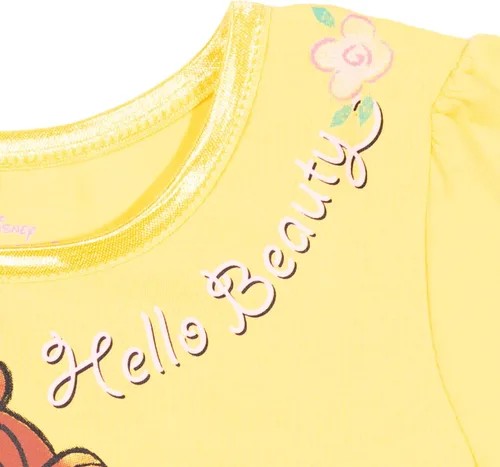 Vista 5 de Disney Princess Belle - Conjunto de tutú de manga corta