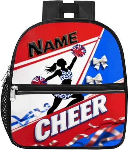 Vista 15 de Mochila transparente personalizada para niñas, mochila escolar de porristas de 12 x 6 x 12 pulgadas para mujeres, niños, adolescentes