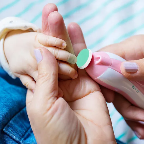 Vista 2 de DOITOOL Almohadillas de repuesto para lima de uñas eléctricas para bebés, 24 cabezales de rectificado de 0.70 pulgadas para recortadora de uñas