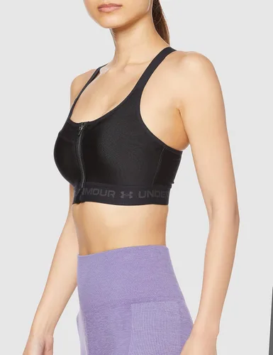 Vista 2 de Under Armour Sujetador con cremallera cruzada alta para mujer