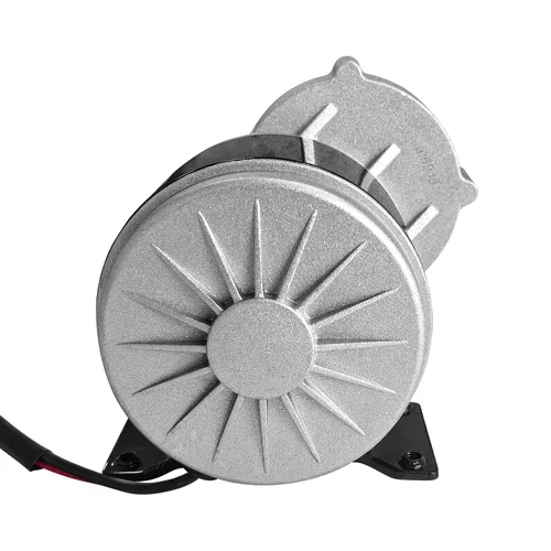 Vista 4 de Motor de reducción de engranajes DC 12V 250W con piñón de 9 dientes, motor cepillado MY1016Z2 para scooter E, sillas de ruedas eléctricas