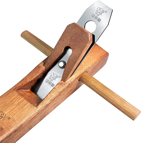 Vista 2 de Cepilladora de mano, cepilladora de madera, plana de mano perfecta para carpintería, cepillado de banco, alisado de superficie de puerta