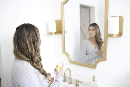 Vista 12 de Waterless Fragancia en niebla rosa y durazno de 1.3 onzas, sin sulfato, para todo tipo de cabello