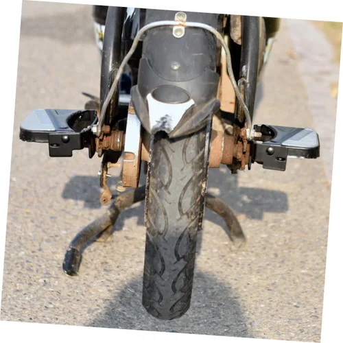 Vista 7 de VANZACK 1 par de pedales plegables reposapiés bicicleta reposapiés bicicleta asiento niños bicicleta para niños+bicicletas pedales de asiento