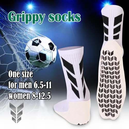Vista 6 de Calcetines antideslizantes de fútbol para hombre, calcetines antideslizantes para hospital, calcetines deportivos de entrenamiento antideslizantes