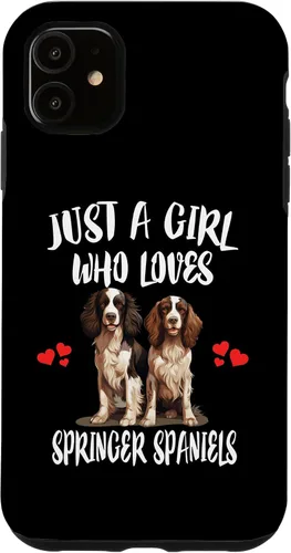Vista 8 de Just a Girl Who Loves Springer Spaniels Dog Case for iPhone 17