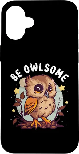 Vista 23 de Funda para iPhone 17 con diseño de humor de búho para los amantes de las aves nocturnas