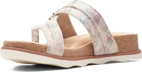 Vista 7 de Clarks Sandalias planas Brynn Madi para mujer, Negro