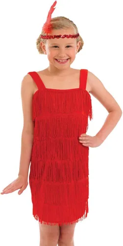 Vista 2 de fun shack Vestido rojo para niñas, disfraz de los años 20