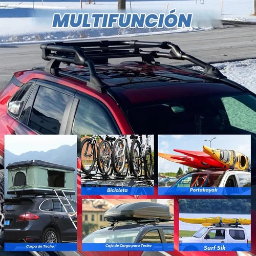 Vista 7 de Cesta de carga para portaequipajes para Toyota RAV4 RAV-4 2019-2025 Not Fit for Adventure/TRD Off-Road, Load-Bearing 250LBS, Aluminum Black
