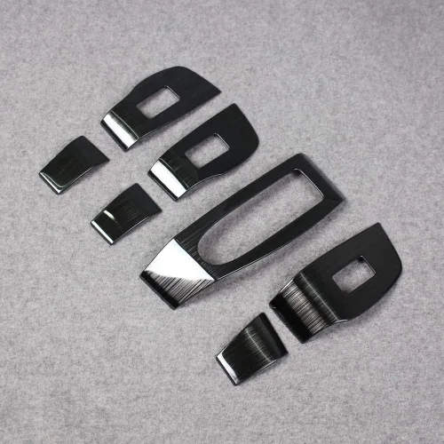 Vista 2 de Beautost Para 2019, 2020, 2021, 2022, 2023, 2024, 2025, Mazda 3 Axela, interruptor de ventana interior, paneles de consola (negro)
