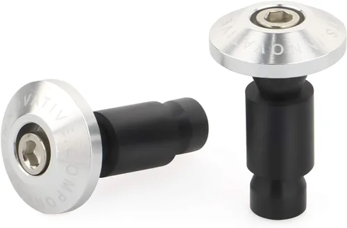 Vista 10 de GUAIMI Extremos de barra de motocicleta Street Bike 7/8" Agarres para manillar Tapones universales para motocicletas-Negro