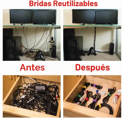 Vista 7 de ENVISIONED - Correas de velcro reutilizables