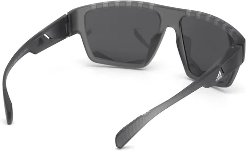 Vista 5 de Adidas SP0008 20A - Gafas de sol para hombre color gris transparente lente ahumada rectangular 2402in