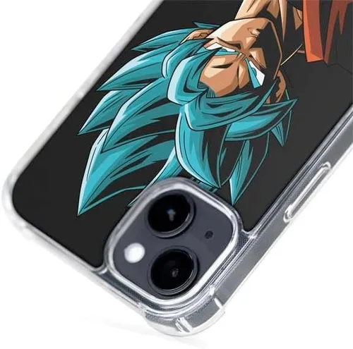 Vista 2 de Skinit Funda para teléfono compatible con MagSafe iPhone 15, diseño oficial de Dragon Ball Super Goku