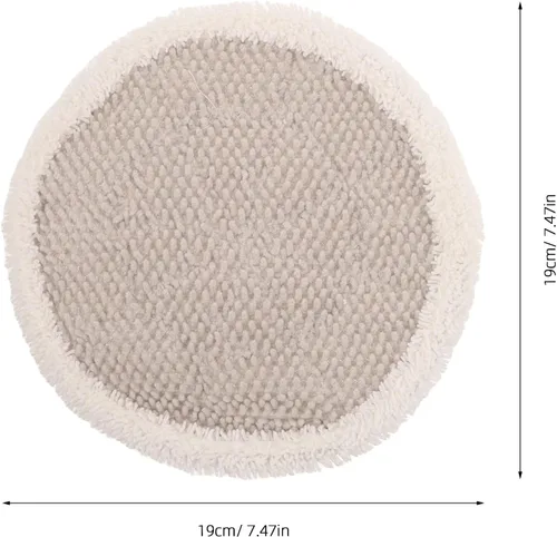 Vista 2 de 2pcs Reusable Steam Mop Pad Replacement Washable High Absorbency Cotton Cloth Cleaning Pads for Floor Steam Cleaner Compatible Models S7001 S8201