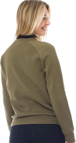 Vista 40 de Design by Olivia Sudadera básica suave y cómoda de cuello redondo para mujer, ropa de otoño