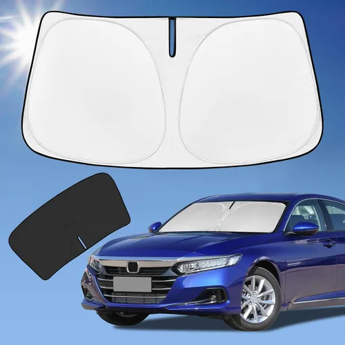 Vista 200 de Parasol de 4 capas para parabrisas, ajuste personalizado, tela 240T