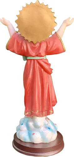 Vista 3 de Divino Nino - Figura de estatua religiosa de 8 pulgadas de alto