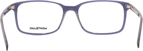 Vista 4 de MONTBLANC Gafas de sol MB 0152 O- 007 AzulTransparente, Azul Transparente Azul
