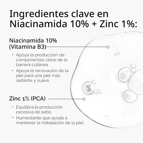 Vista 3 de The Ordinary Niacinamide 10% + Zinc 1%, Smoothing Serum for Blemish-Prone Skin