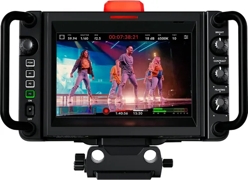 Vista 4 de Blackmagic Design Studio Camera 4K Plus G2 - Paquete de cámara de producción en vivo con cable HDMI 2.0 de 10 pies, cable USB-C de 6 pies y 5 bridas