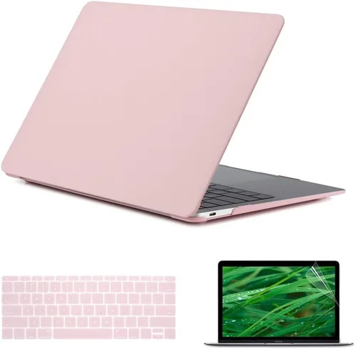 Vista 11 de Se7enline Funda rígida compatible con MacBook de 12 pulgadas modelo A1534 2015/2016/2017/2018/2019, versión para laptop, funda protectora rígida