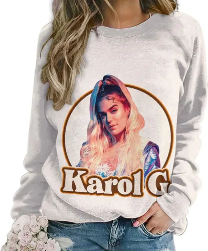 Vista 2 de PAPERBAGS Sweatshirt Womens Graphic Crewneck Long Sleeve Sweatshirts Casual Pullover Tops