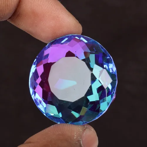 Vista 3 de REAL-GEMS Perfect For Pandent - Piedra preciosa suelta translúcida con forma de mezcla de ametrina multicolor