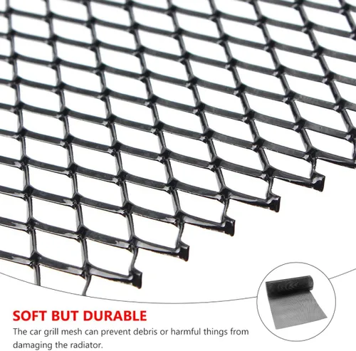 Vista 7 de Universal Aluminum Alloy Automotive Grille Mesh Sheet 40x13 Inch